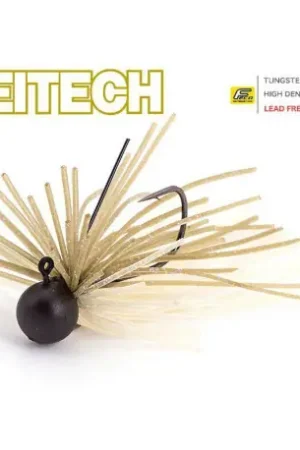 Rubber jig KEITECH Mono spin jig 2.6gr Wakasagi Haute Qualité