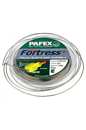 Tresse acier PAFEX Fortress 0.35mm 2.5m 8kg Expédié Aujourd'hui