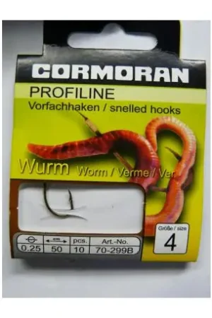 Offre Exclusive Bas de ligne CORMORAN Vers 50cm 0.25mm n°6