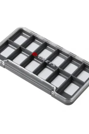 Paiement Sécurisé Boite GREYS Slim waterproof fly box 12 compartiments