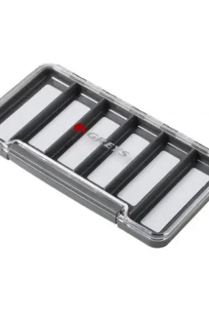 Paiement Sécurisé Boite GREYS Slim waterproof fly box 6 compartiments