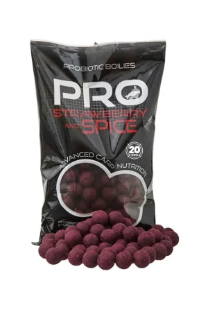 Bouillettes STARBAITS probiotic fraise/épices 20mm- 800gr Authentique