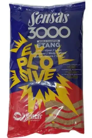 Amorce SENSAS 3000 Explosive étang 1kg Nouveauté