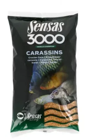 Amorce SENSAS 3000 Carassins 1kg Nouvelle Collection