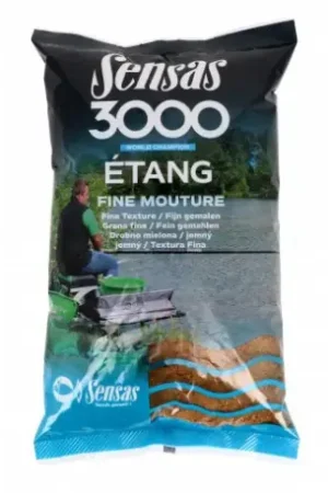 Amorce SENSAS 3000 étang fine mouture 1KG Promotion