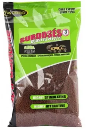 Achetez Aujourd'hui Pellets D'amorçage FUN FISHING Surdosés 3mm - Krill - 700Gr