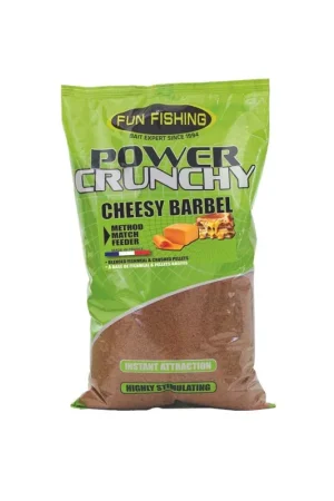 Super Prix Amorce Power Crunchy FUN FISHING cheesy barbel 2kg
