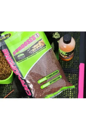 Prix Réduit Pellets D'amorçage FUN FISHING Surdosés 3mm - pain sucré - 700Gr
