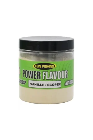 Poudre FUN FISHING power flavour- vanille scopex Super Prix