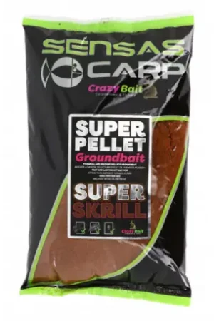 Super Pellet Groundbait SENSAS super Skrill 1kg Offre Limitée