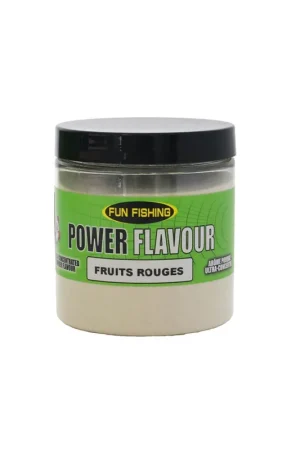 Marque Poudre FUN FISHING power flavour- fruits rouges