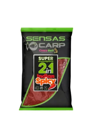 Amorce SENSAS super groundpaste indian spicy-1kg Pas Cher