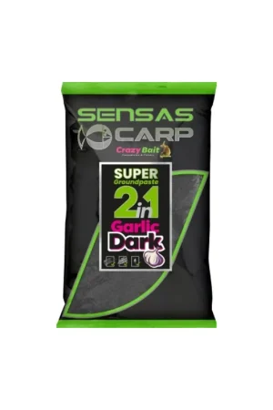 Seulement Aujourd'hui Amorce SENSAS super groundpaste garlic dark-1kg