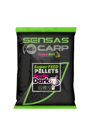 Super Feed Pellets SENSAS garlic dark 2mm 650gr Meilleure Vente
