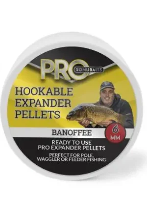 Pellets d'eschage SONUBAITS Banoffe - 6mm - Pot de 100Gr Meilleur Choix