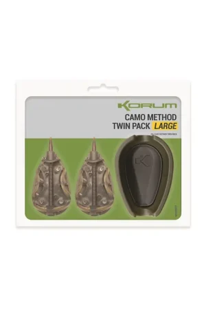 Nouveauté Camo method twin KORUM pack- large