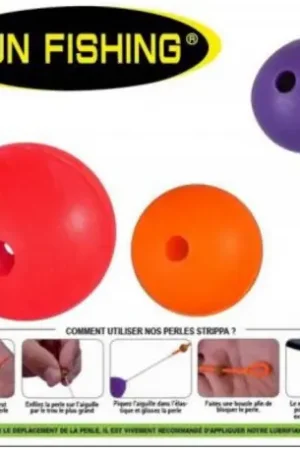 Retour Gratuit Perle Strippa FUN FISHING - Taille M - Bleu