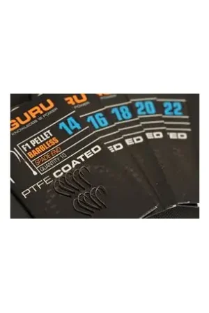 Soldes Hameçons GURU F1 Pellet spade Barbless n°22