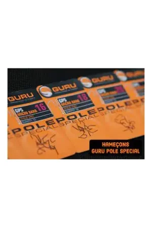 Authentique Hameçons GURU Gps pole spécial - N°18