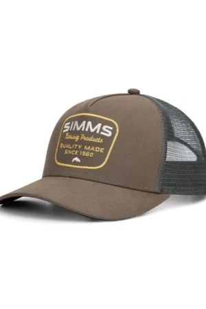 Casquette SIMMS Double Trucker Stamp Loden Pas Cher