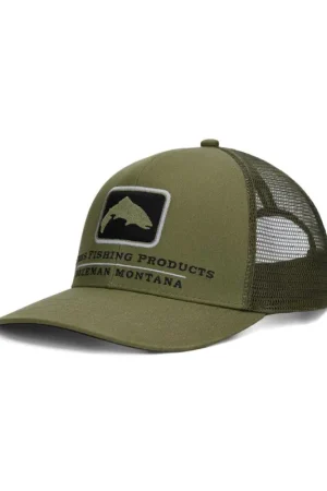Casquette SIMMS Double Hauk Icon Trucker Loden Bon Marché