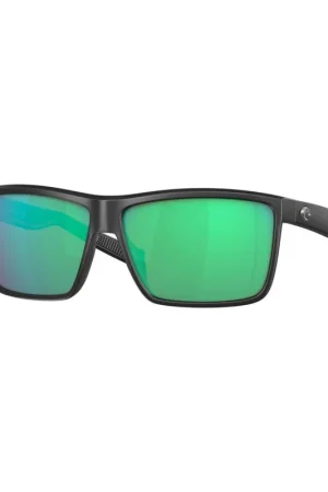 Lunettes COSTA Trades Matte Black 580G Green Mirror Remise
