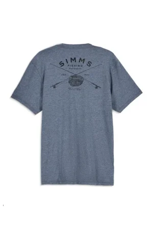 T-Shirt SIMMS Classic Tackle Athletic Heather M Offre Spéciale