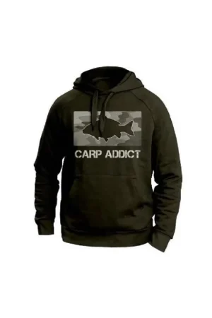 Quantité Limitée Sweat YUKI hoddie carp olive- M
