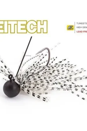 Rubber jig KEITECH Mono spin 2.6gr Silver tiger Nouveauté