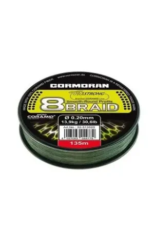Usine Directe Tresse CORMORAN Corastrong 8 braid 135m 0.12mm