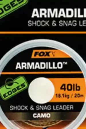 Prix Bas Armadillo FOX Shock and snag leader 20m camo 40Lbs