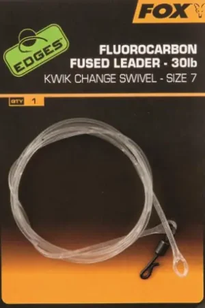 Tête de ligne Fluorocarbon FOX Fused Lead N°7 115cm 30Lb Affaire À Saisir