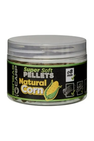 Super Soft Pellets SENSAS natural corn- 8mm Top Vente