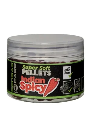 Super Soft Pellets SENSAS indian spicy- 6mm Seulement Aujourd'hui