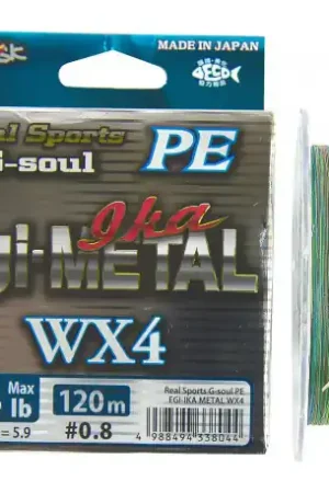 Achetez Aujourd'hui Tresse YGK WX4 Eggi-metal PE0.4 8Lb