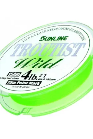 Nylon SUNLINE Troutist wild 0.128mm 1.25kg Seulement Aujourd'hui