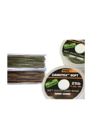 Acheter En Ligne Tresse matte gainée Coretex FOX Brune 20m 15Lbs