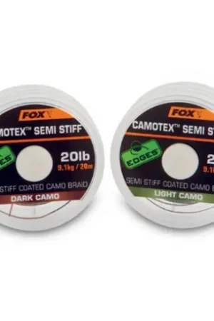 Expédié Aujourd'hui Camotex FOX semi stiff Light camo 20m 20Lbs