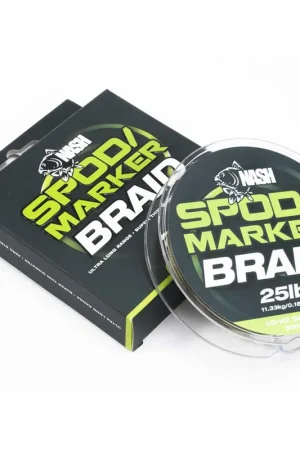 Achat Immédiat Tresse nash spod and marker braid lo-viz green 18/100 300m
