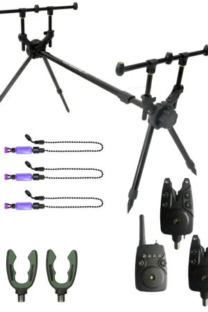 Pas Cher Pack mack2 rod pod falcon 3 rod + détecteurs + supports arrières + indicateurs