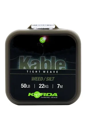 Bon Plan Leadcore Korda Kable Tight Weave 7m Weed