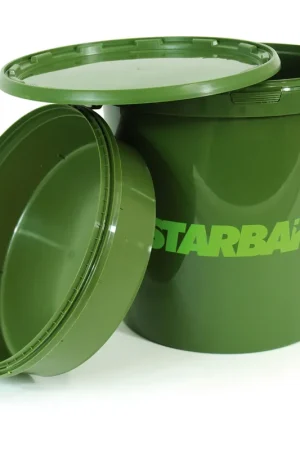 Seau Starbaits Container 33 L Seau Principal + Bassine 7,9 L + Couvercle Hermétique Dernier Modèle