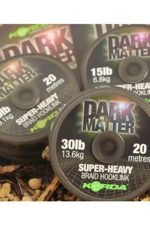 Vente Directe Tresse à bas de ligne carpe korda dark matter braid 20m