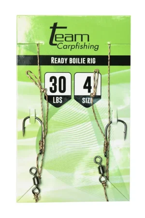 Bas de ligne carpe team carpfishing standard boilie rig 30 lbs x 2 Affaire À Saisir