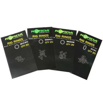 Anneaux oval carpe korda rig ring oval Jusqu'à Épuisement Des Stocks