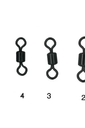 Emerillons baril carpe mack2 black mat swivel x 25 Commander Maintenant