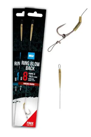 Affaire À Saisir Bas De Ligne Nash Blow Black Rig Barbless