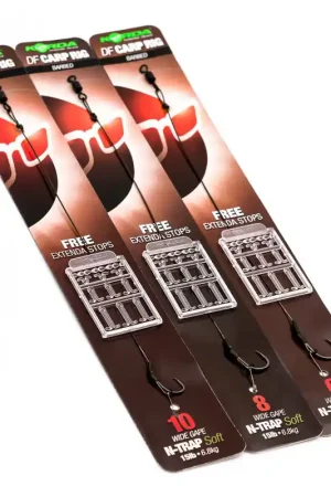Bon Marché Bas de Ligne Korda N-Trap DF Rig Wide Gape
