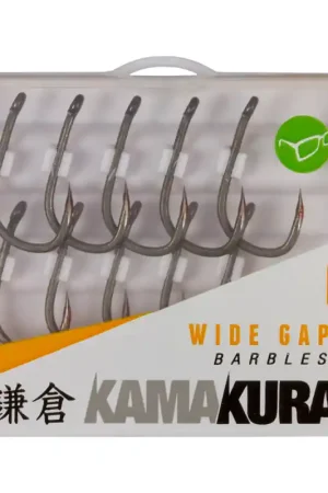 Hameçon Sans Ardillon Korda Kamakura Wide Gape Barbless (x10) Commande En Gros