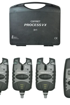 Acheter Direct Coffret 3 détecteurs carpe team carpfishing process vx + centrale